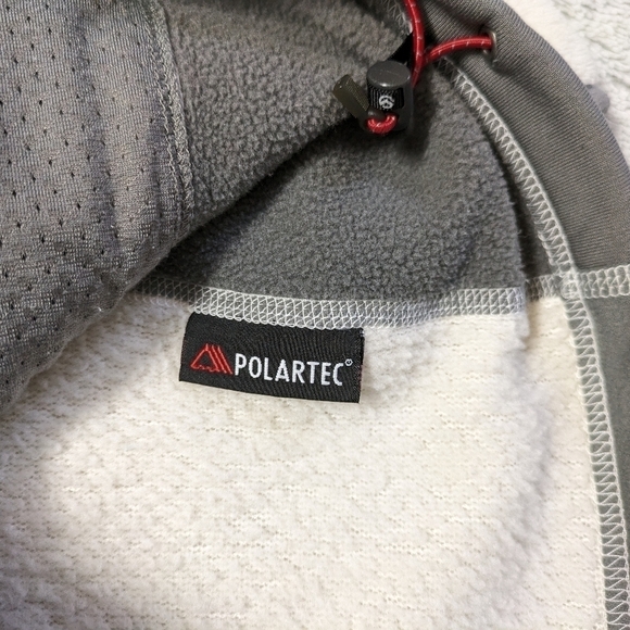 The North Face Jacket Women's Small White Gray Summit Series Fleece Polartec - Picture 6 of 7